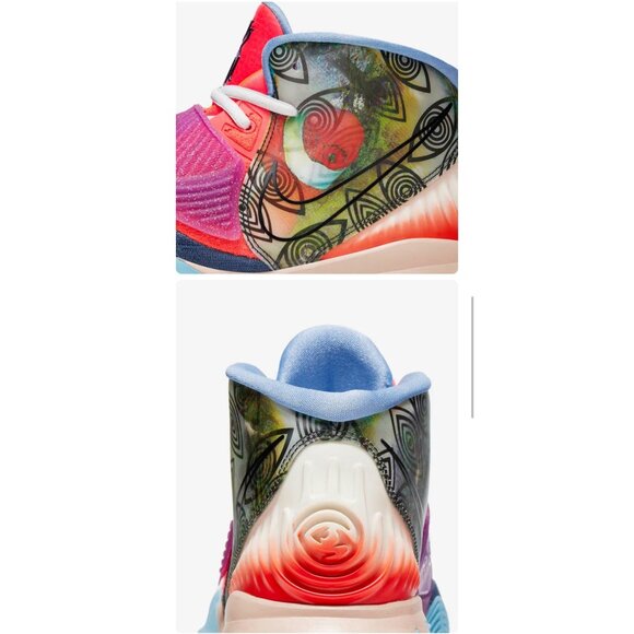 Nike Kyrie 6 Unite The World Basketball Shoes Multicolor Boys Size 4Y - Picture 8 of 16